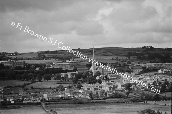 DISTANT VIEW OF CATHEDRAL COLLEGE AND TOWN FROM SOUTH